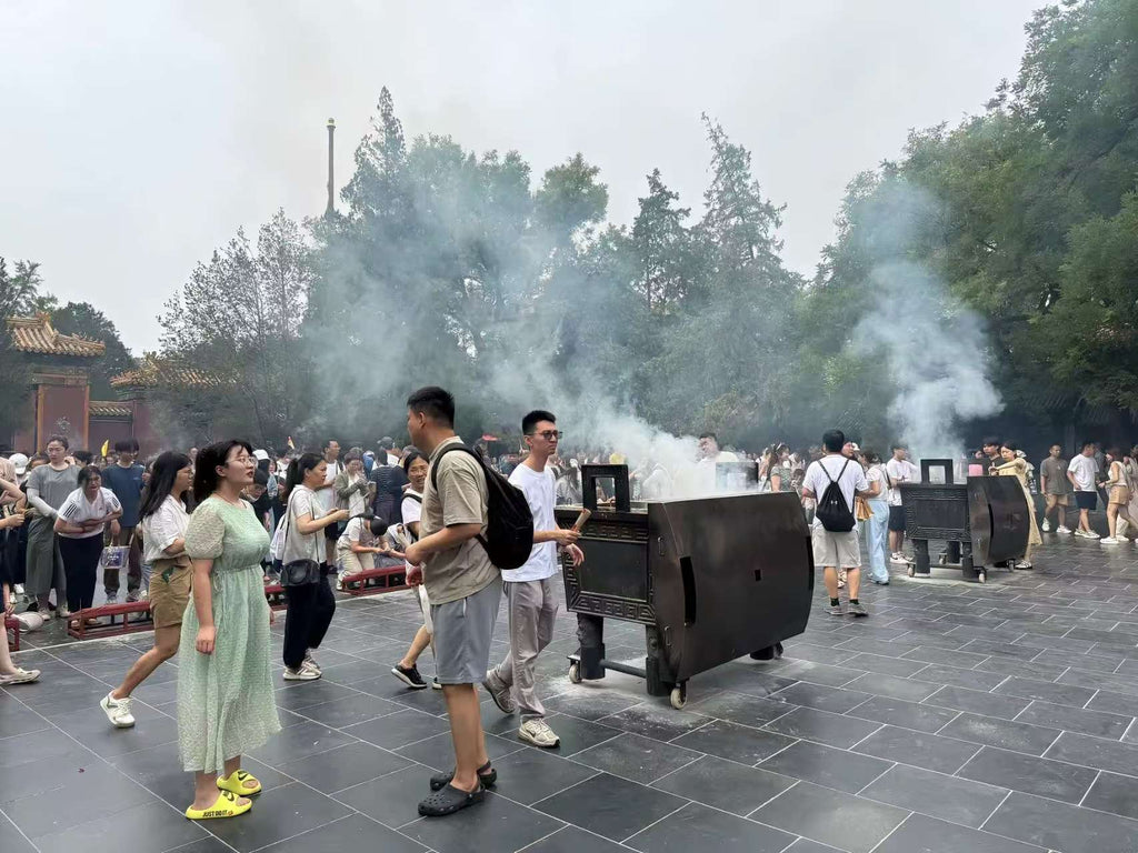 Praying for Blessings at Yonghe Temple