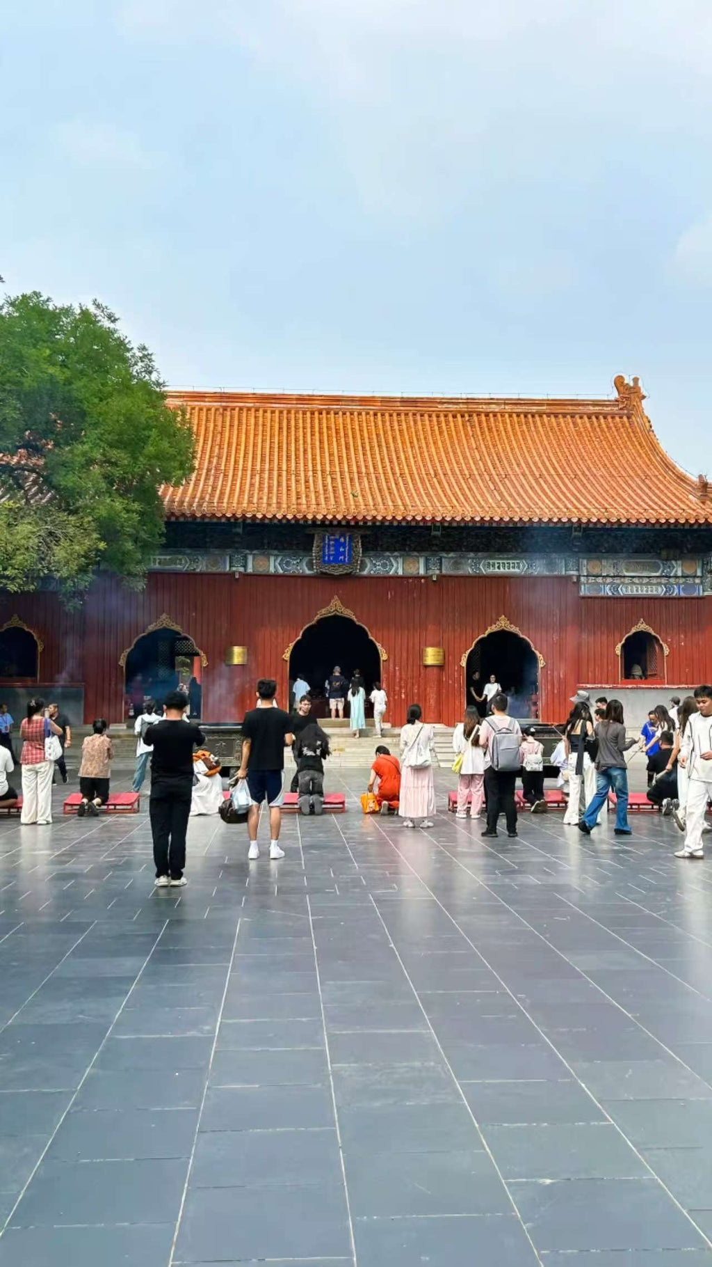 Praying for Blessings at Yonghe Temple