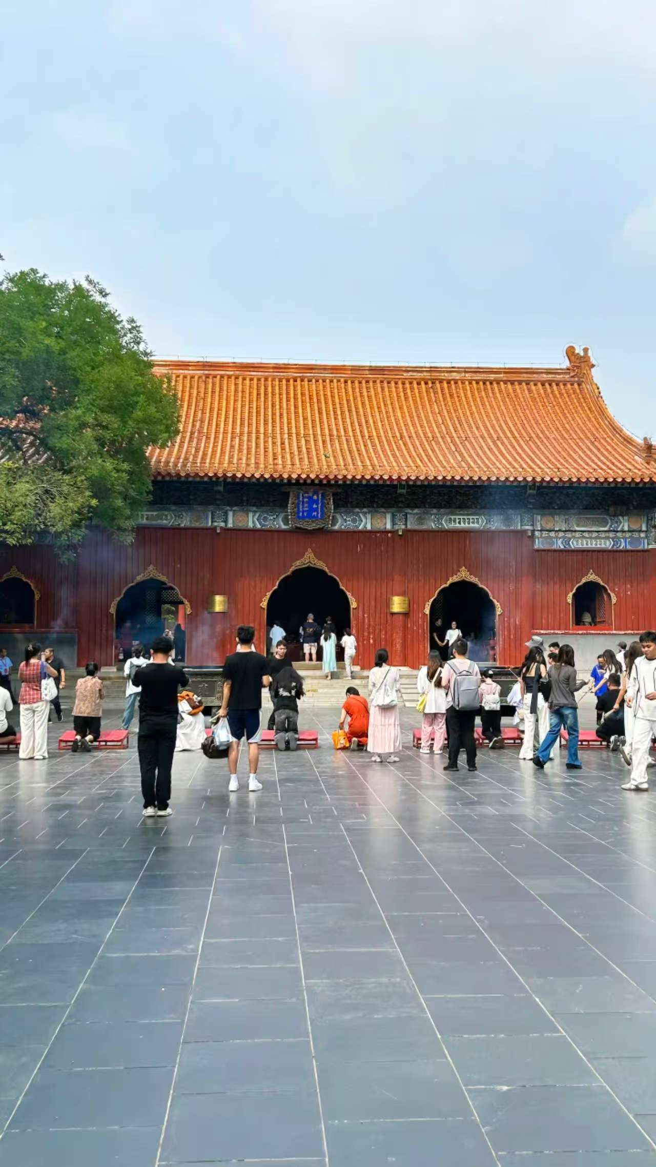 Praying for Blessings at Yonghe Temple